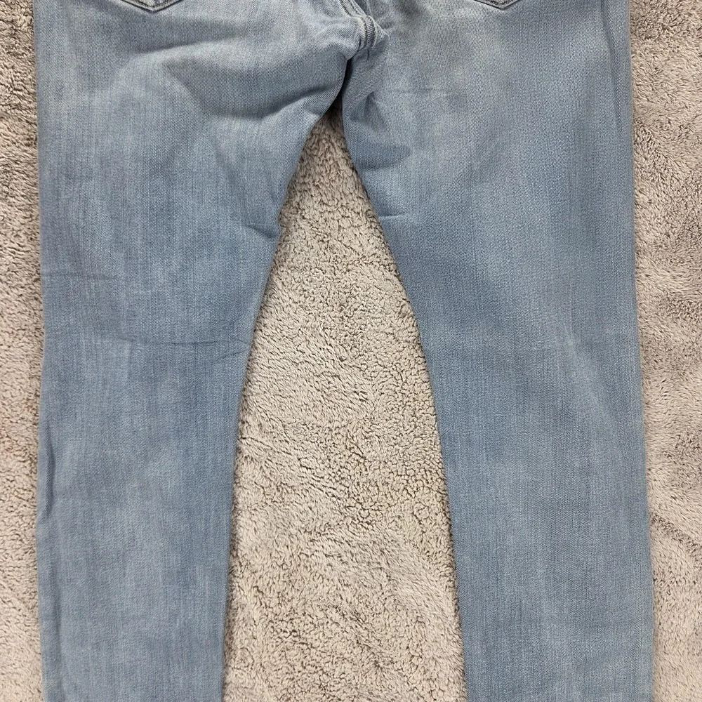 Diesel Jeans Mens 33x32 Blue D-Luster Slim Button Fly Stretch Light Wash 009EK